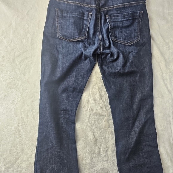 Citizens of humanity jeans womens 28 cropped straight leg dark blue - Picture 2 of 13